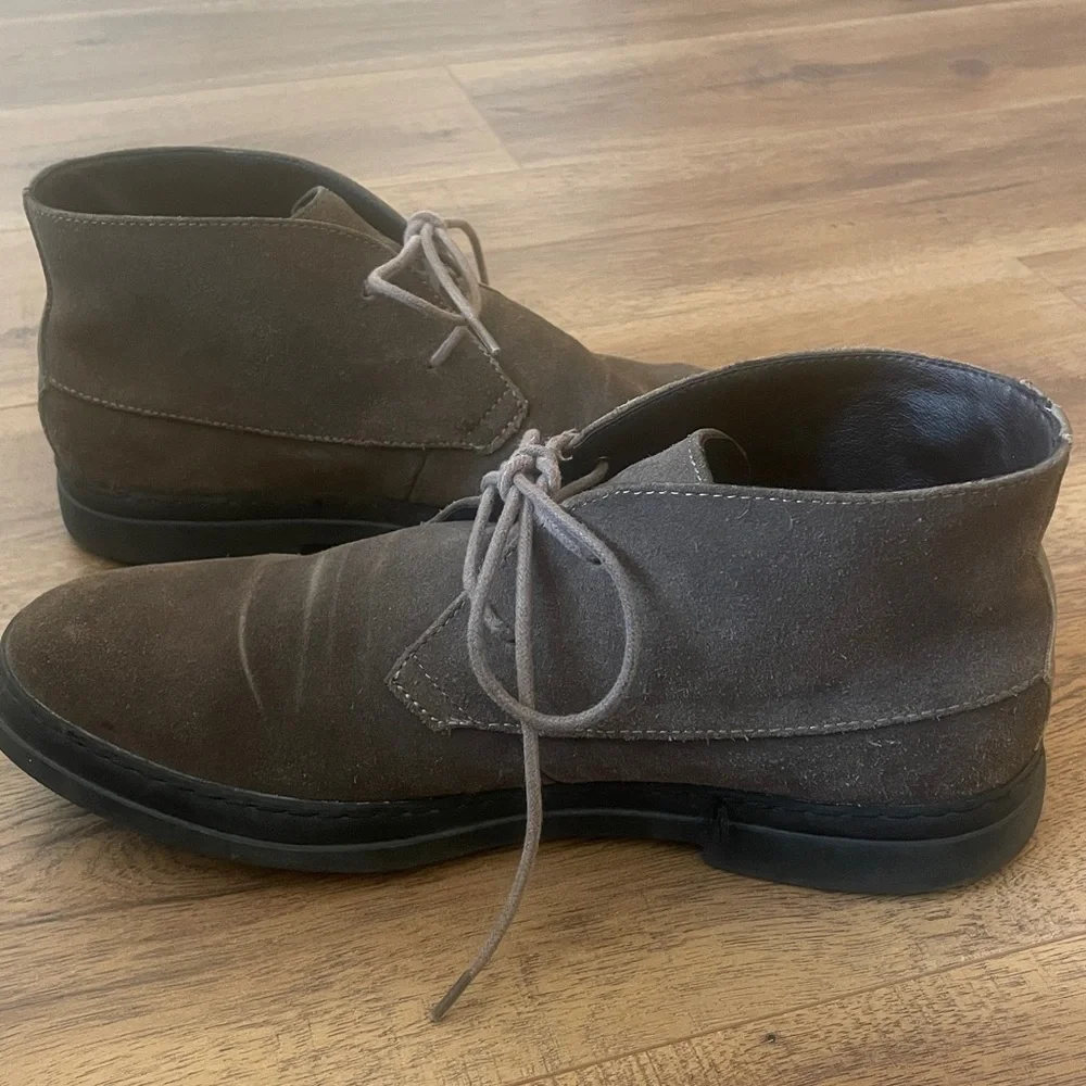 Calvin Klein Men’s Rueben Brown Suede Chukkah Boots Size 10.5